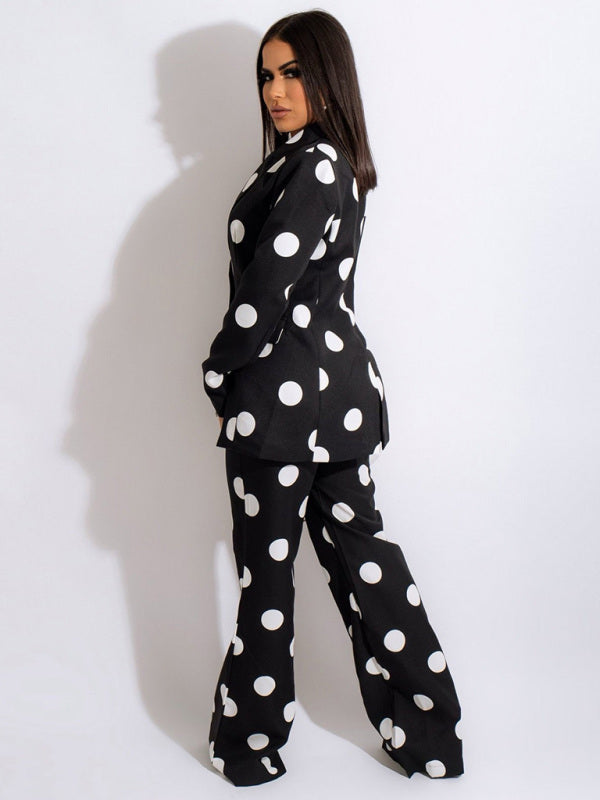 Women's polka dot suit - Serenity Land fashion