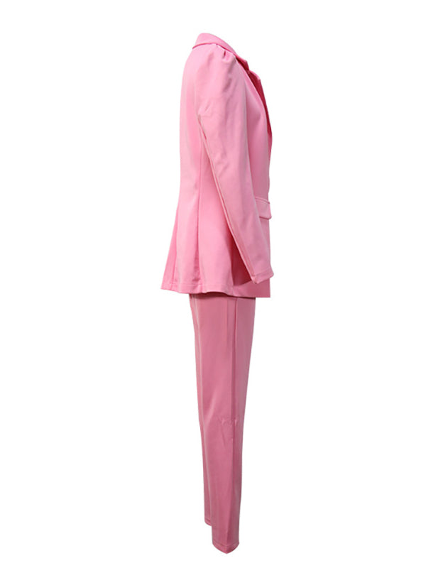 Women's temperament lapel suit - Serenity Land fashion