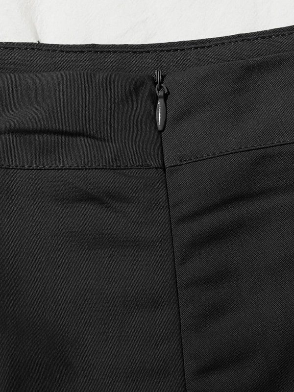 lotus leaf edge loose casual shorts - Serenity Land fashion