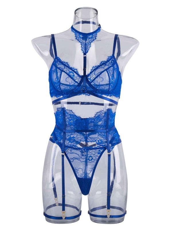 Lace split underwear set - Serenity Land fashion