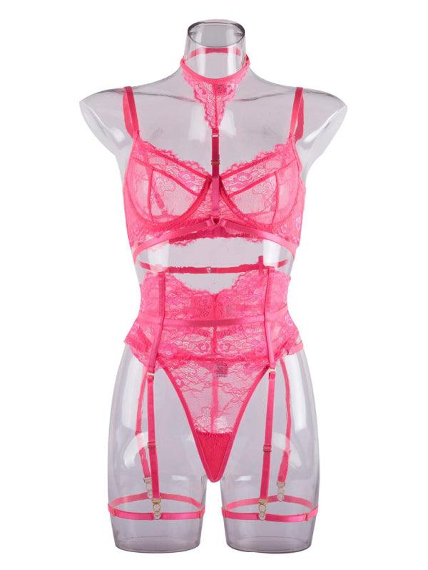 Lace split underwear set - Serenity Land fashion