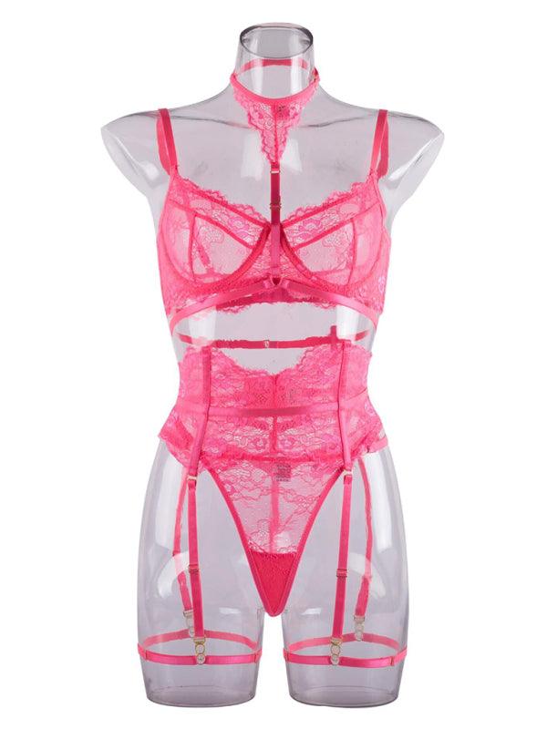 Lace split underwear set - Serenity Land fashion