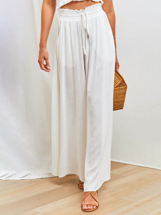 Wide-leg explosive casual trousers
