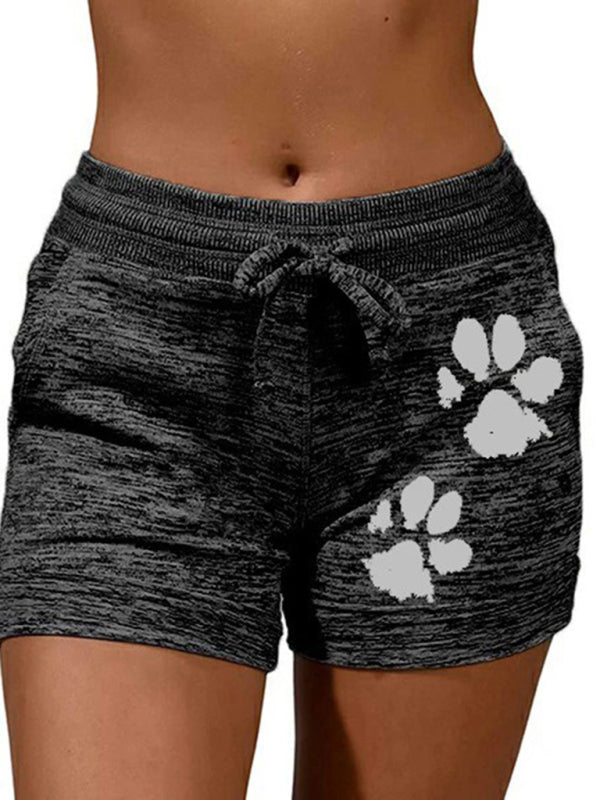 Paws Print Shorts - Serenity Land fashion