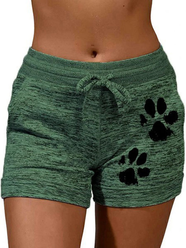 Paws Print Shorts - Serenity Land fashion