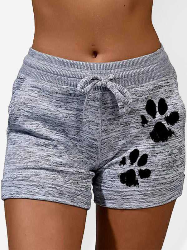 Paws Print Shorts - Serenity Land fashion