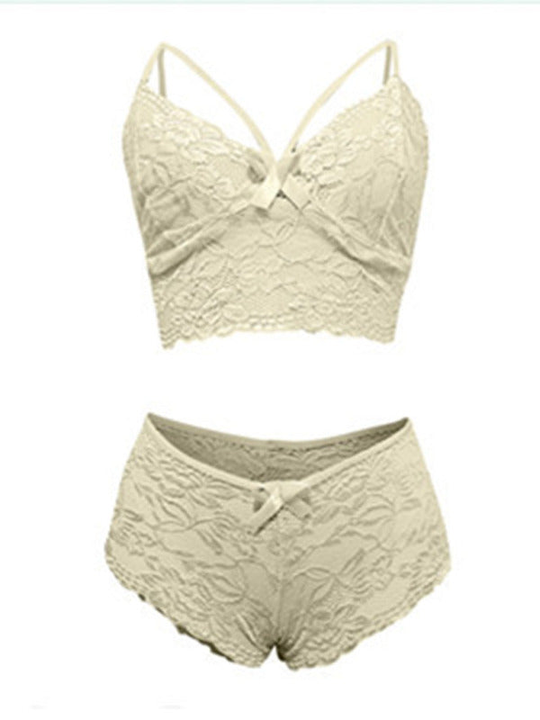 lingerie set with lace - Serenity Land fashion