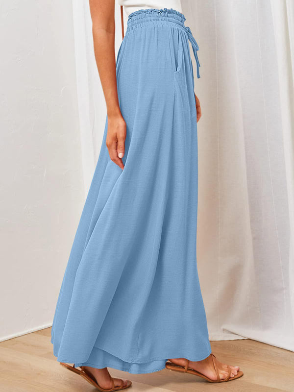 Women's High Waist, wide leg trousers