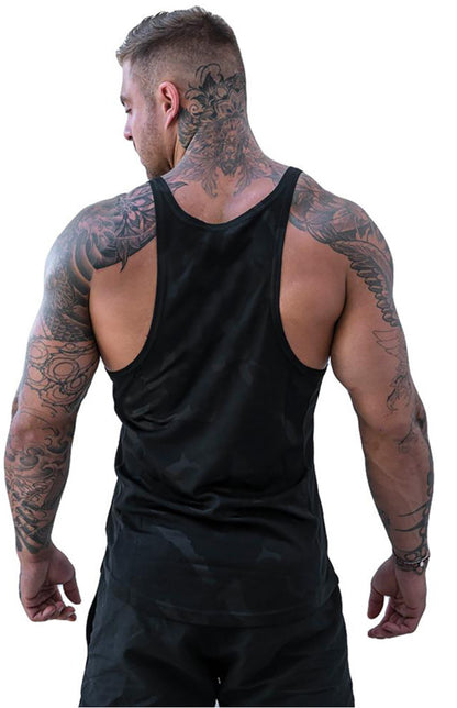 Men's Camouflage Print Breathable Tank Top - Serenity Land fashion