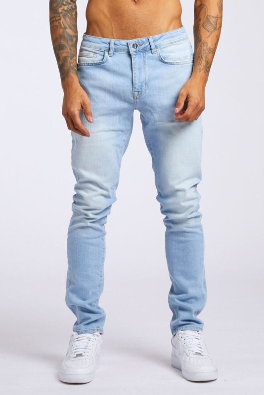 Slim-fit Straight-leg Jeans - Serenity Land fashion