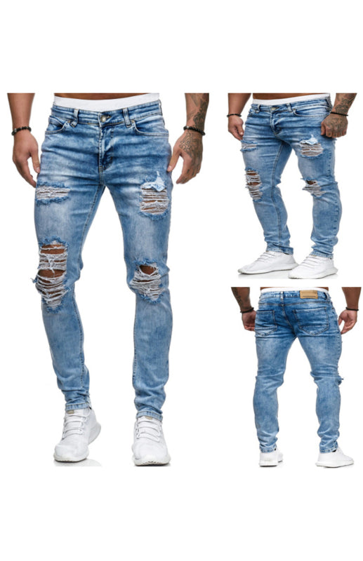 Slim Fit Long Jeans - Serenity Land fashion