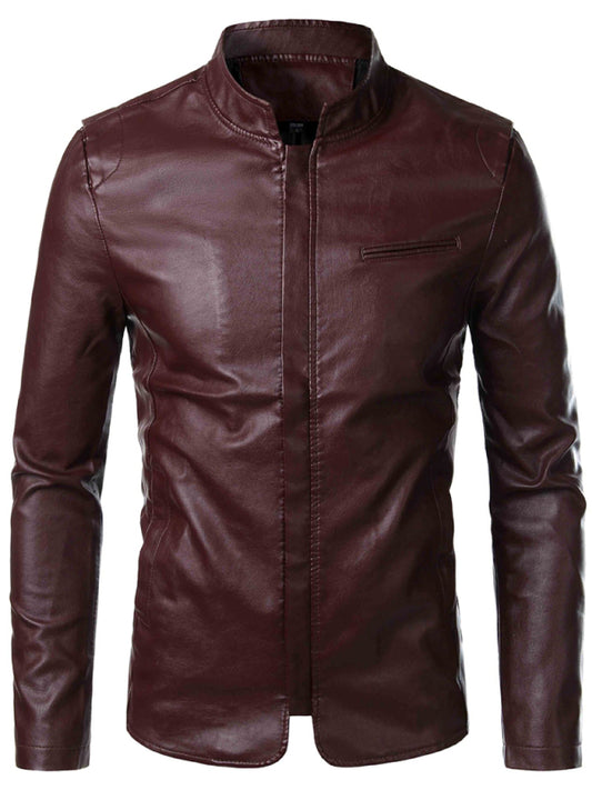 Leather Lightweight Jacket - Serenity Land fashion