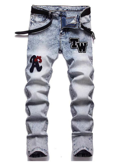 Slim fit Straight Leg Jeans - Serenity Land fashion