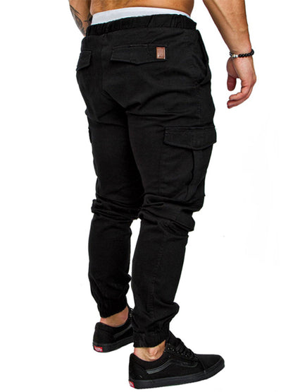 Casual Tether Elastic Sports Men's Trousers - Serenity Land fashion
