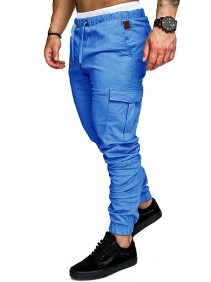 Casual Tether Elastic Sports Men's Trousers - Serenity Land fashion
