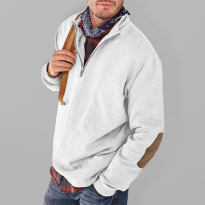 Casual Half Zipper Loose Pullover Sweatshirt - Serenity Land fashion