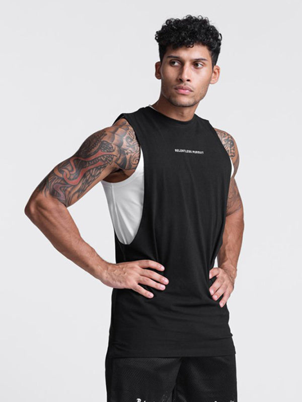 Men's Solid Color Essential Tank