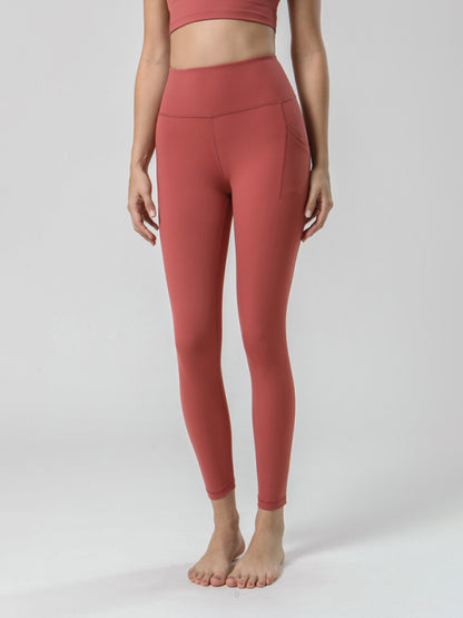 Double Sided Brushed Yoga Ninth Pants - Serenity Land fashion