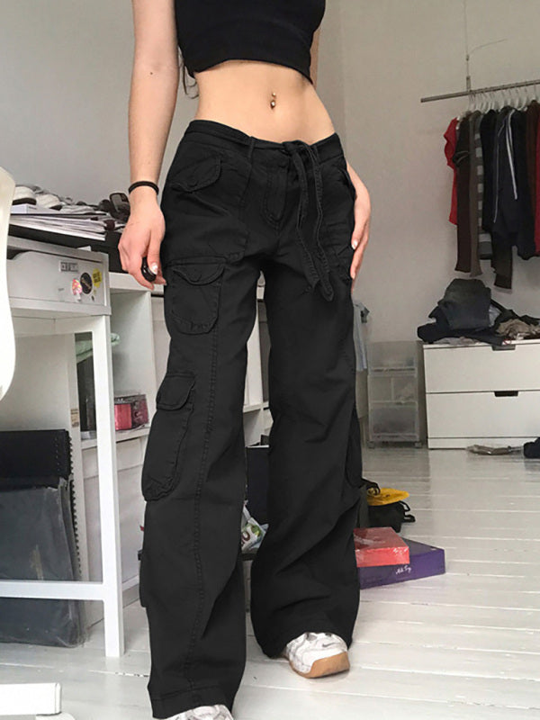 Casual Vintage Wide Leg Loose Straight Jeans