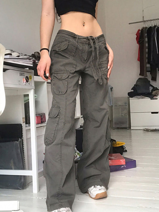 Casual Vintage Wide Leg Loose Straight Jeans