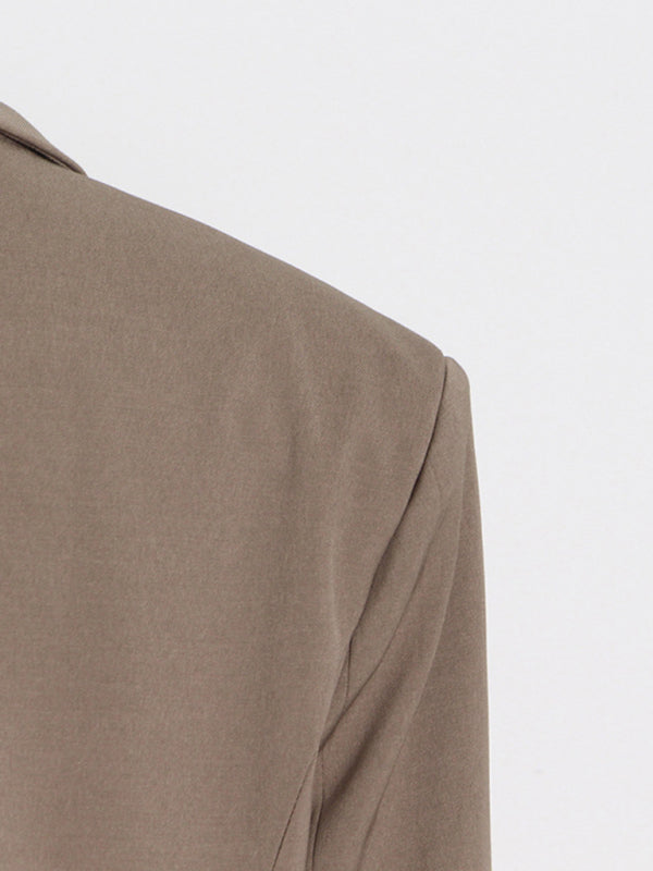 Long sleeve hollow strapped jacket - Serenity Land fashion