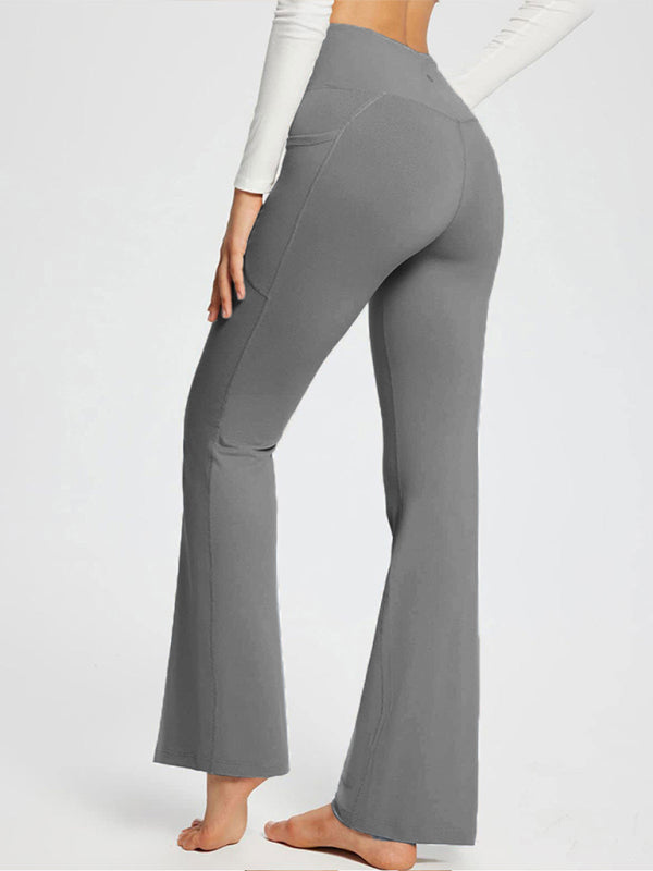 Women’s Solid Color Full Length Flare Leggings