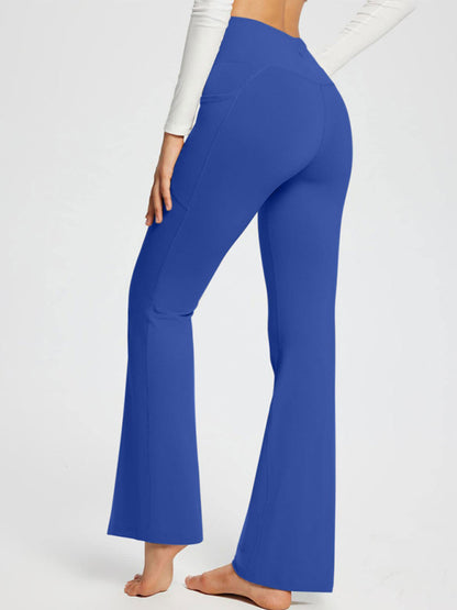 Women’s Solid Color Full Length Flare Leggings