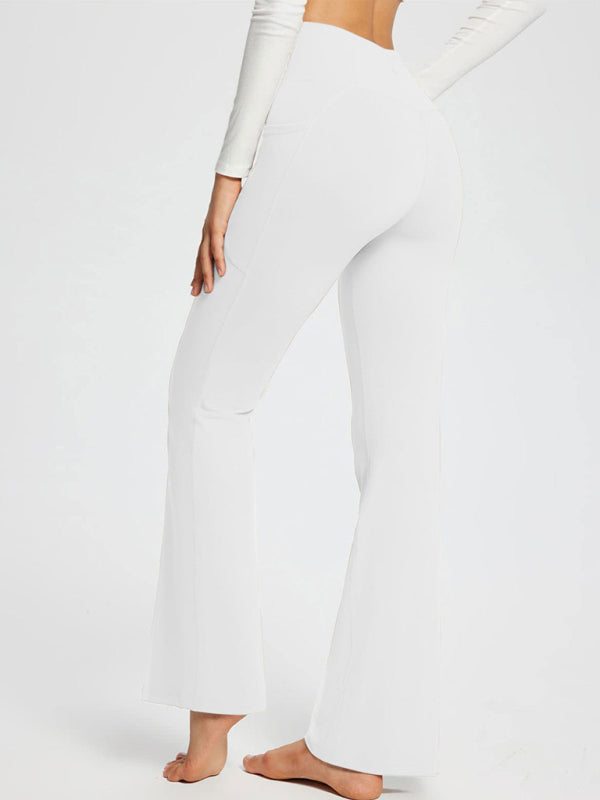 Women’s Solid Color Full Length Flare Leggings