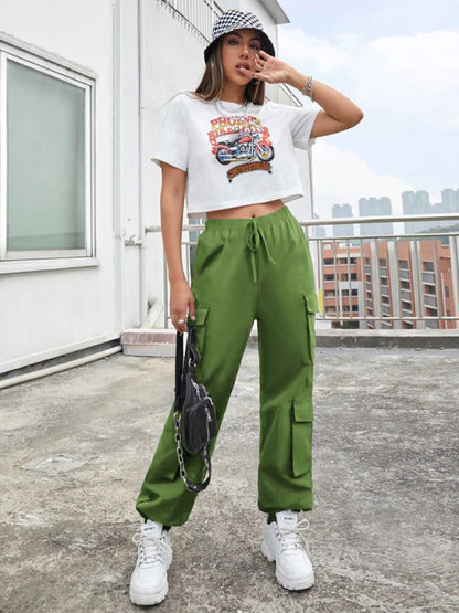 Essential Cargo Pants - Serenity Land fashion