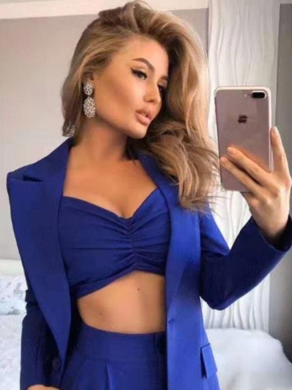 Women's Elegant Three-piece Suit - Serenity Land fashion