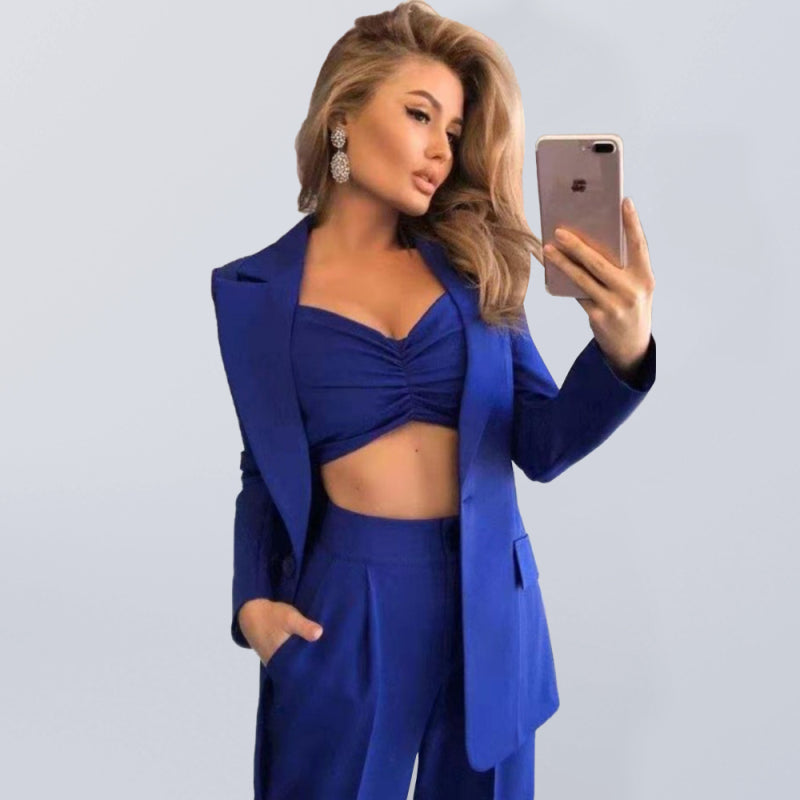 Women's Elegant Three-piece Suit - Serenity Land fashion
