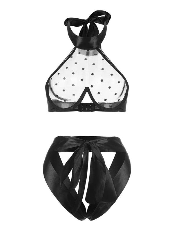 Transparent Perspective Sequins Underwear Set - Serenity Land fashion