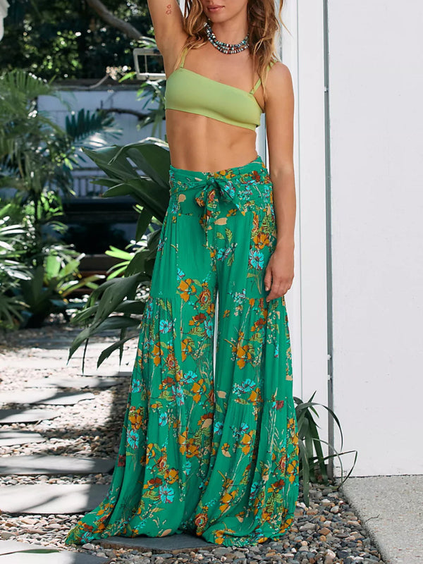 Loose casual wide-leg pants - Serenity Land fashion