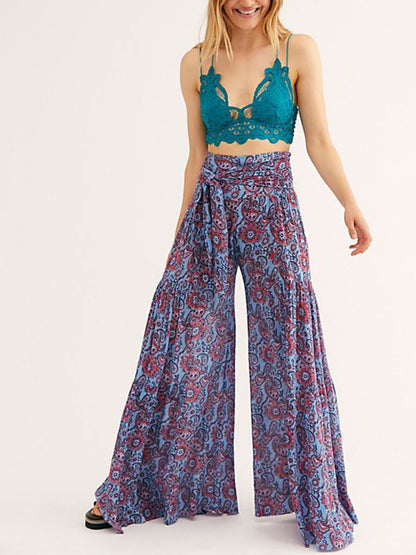 Loose casual wide-leg pants - Serenity Land fashion