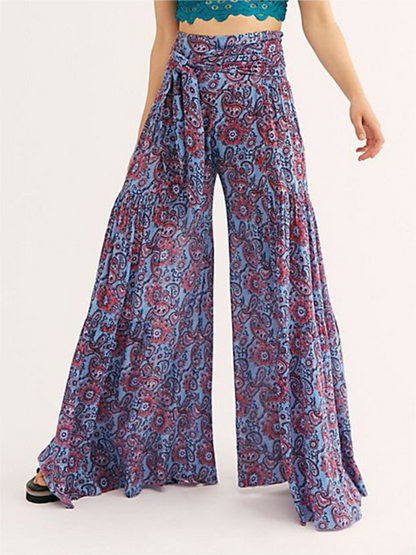 Loose casual wide-leg pants - Serenity Land fashion