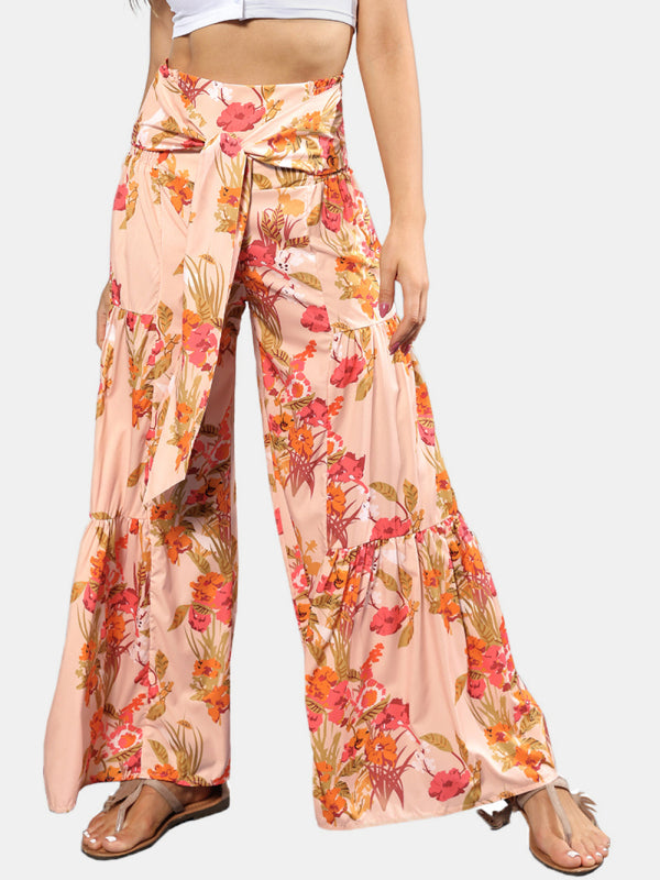 Loose casual wide-leg pants - Serenity Land fashion