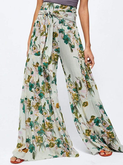 Loose casual wide-leg pants - Serenity Land fashion