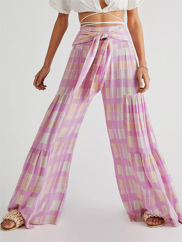 Loose casual wide-leg pants - Serenity Land fashion