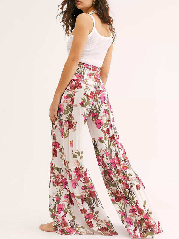 Loose casual wide-leg pants - Serenity Land fashion