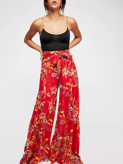 Loose casual wide-leg pants - Serenity Land fashion