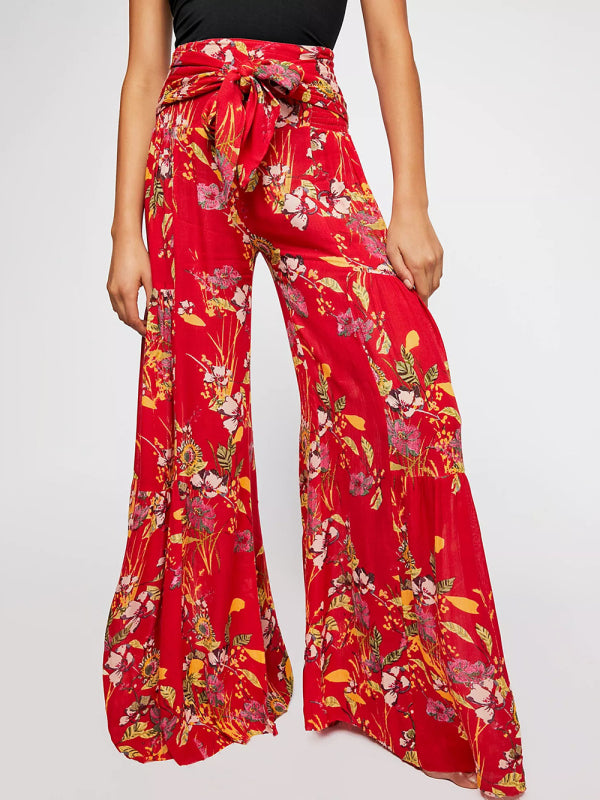 Loose casual wide-leg pants - Serenity Land fashion