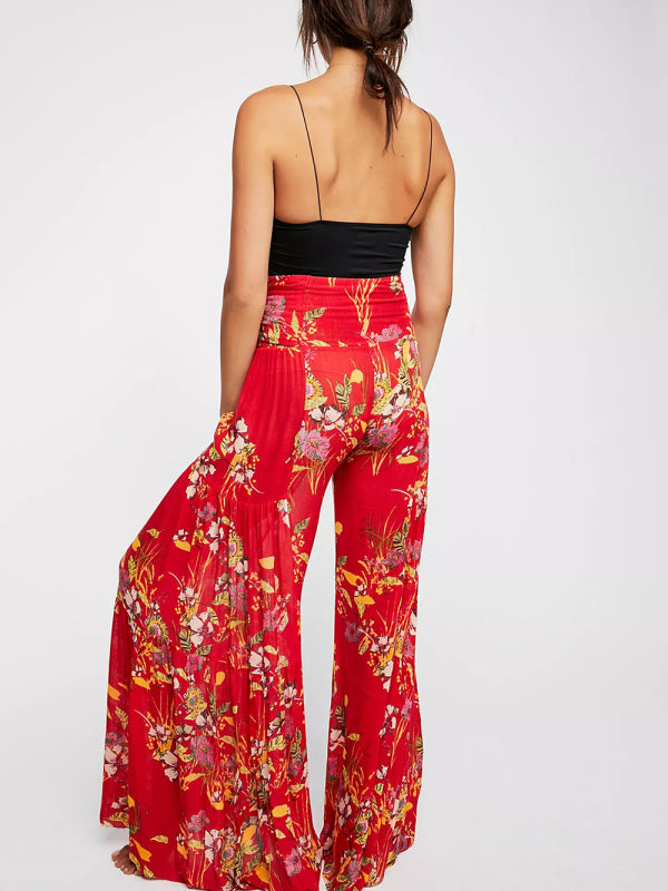 Loose casual wide-leg pants - Serenity Land fashion