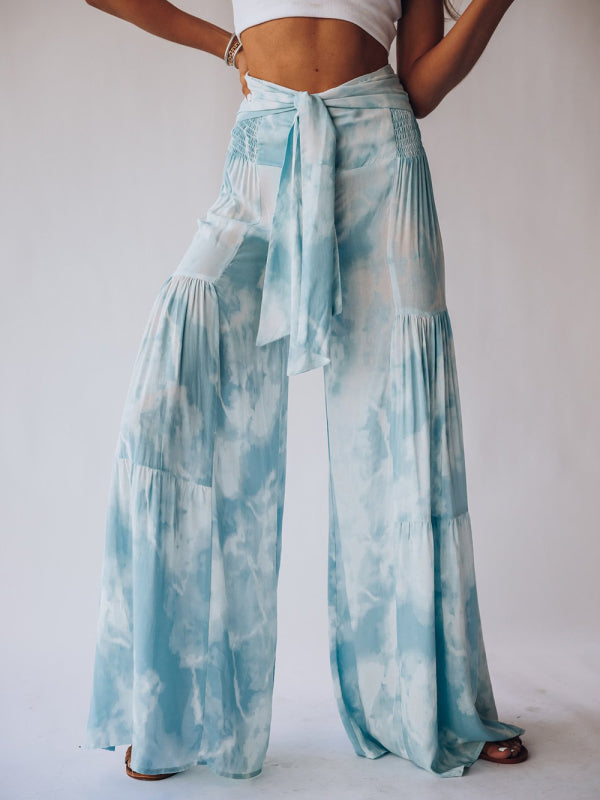 Loose casual wide-leg pants - Serenity Land fashion