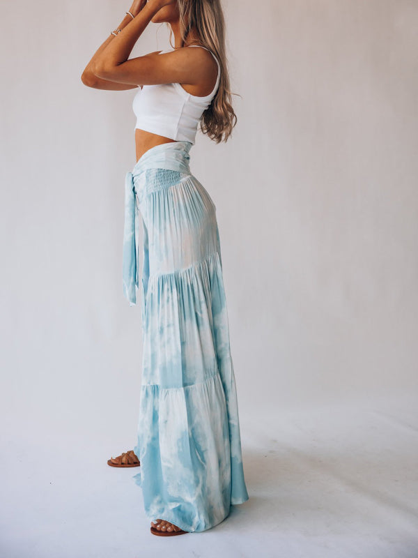 Loose casual wide-leg pants - Serenity Land fashion