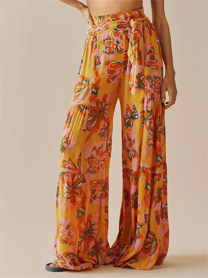 Loose casual wide-leg pants - Serenity Land fashion