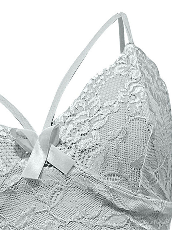 lingerie set with lace - Serenity Land fashion