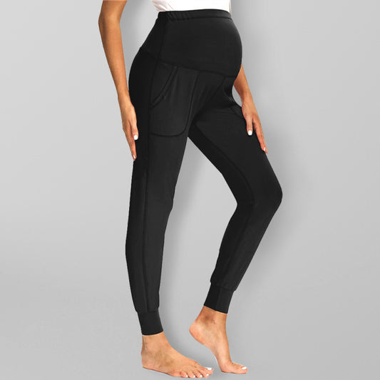 Women’s Over-the-belly Support Maternity Leggings - Serenity Land fashion