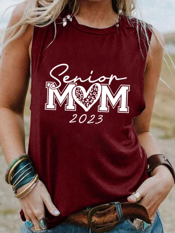 Women's Mum Graphic Muscle Tank